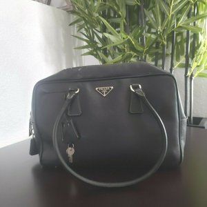 Prada Women's Black Leather Handbag